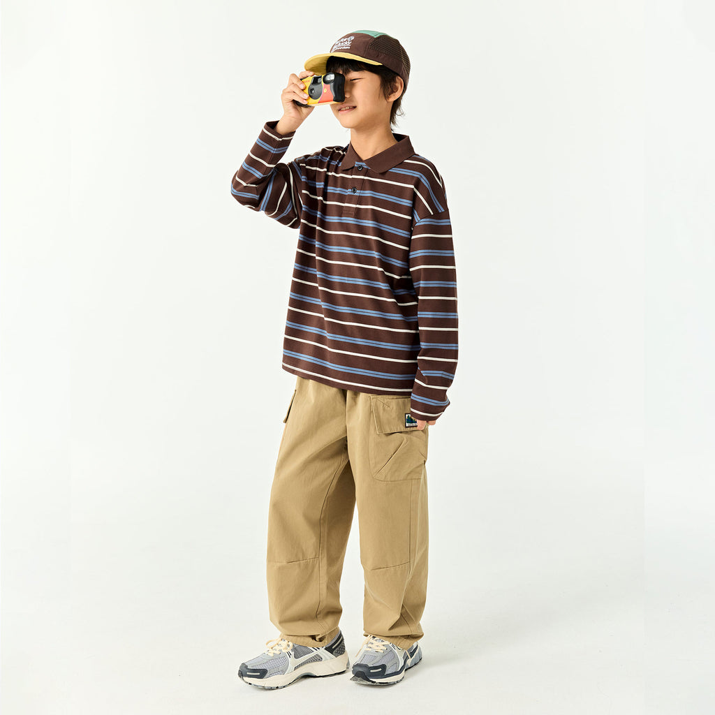 DK Enfants Outdoor Mountain-Style Straight-Leg Pantalons de travail pour les filles et les garçons