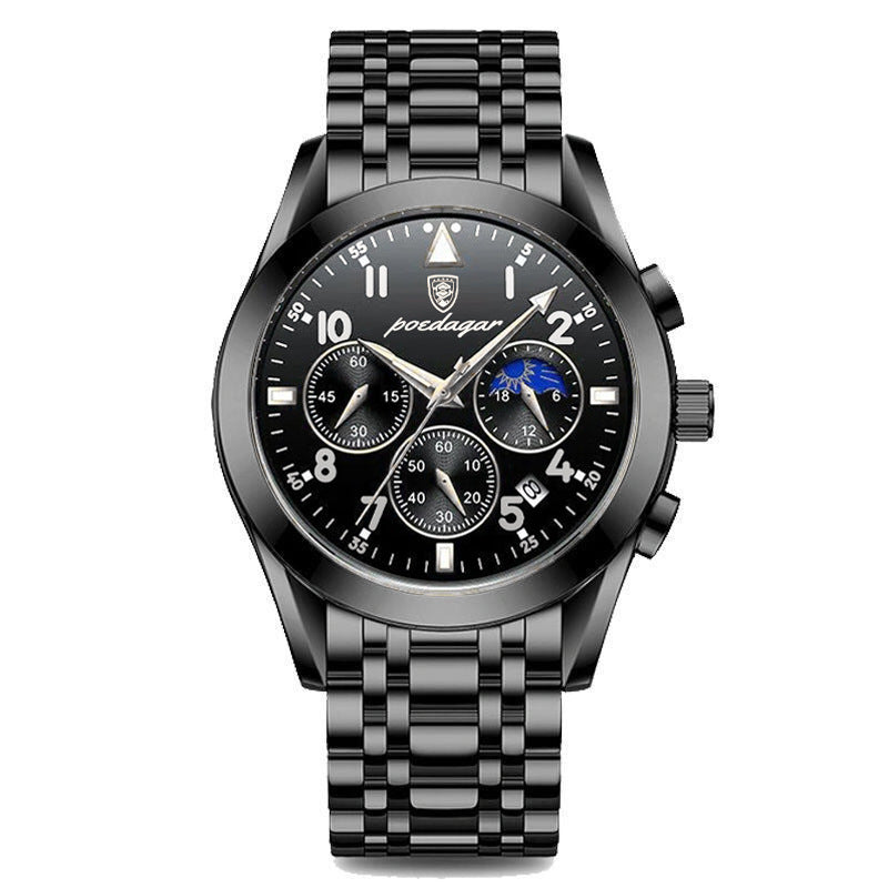 Black Tech Men's Watch Korean Student Fashion