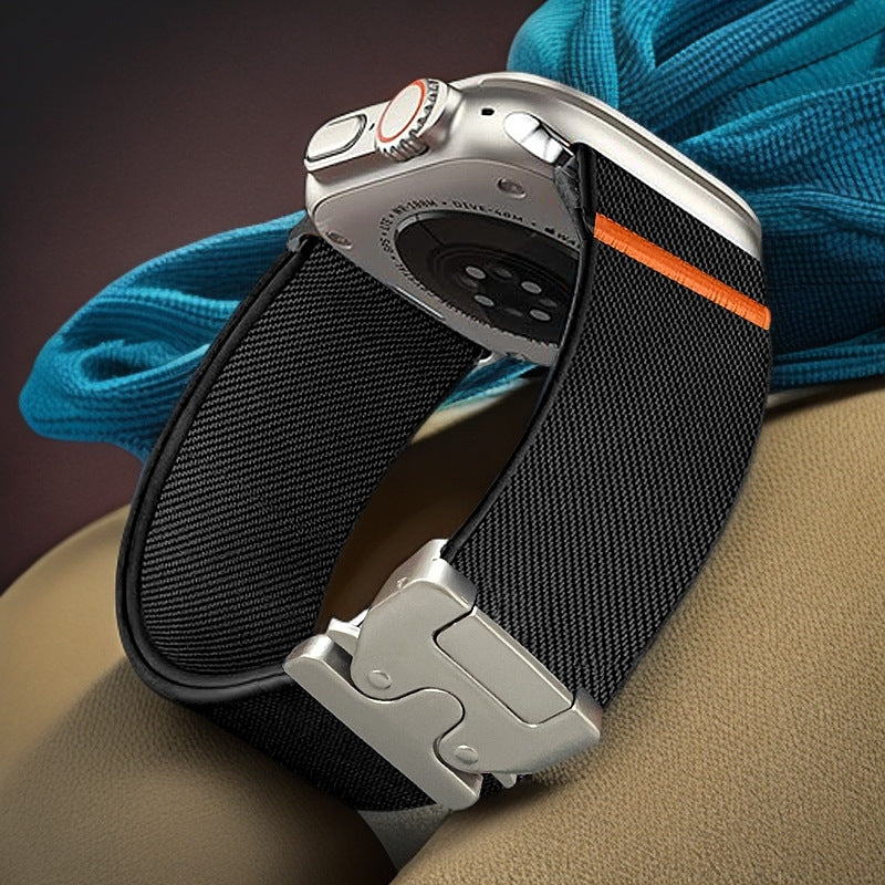 Bracelet de montre pointage parachute boucle élastique respirant