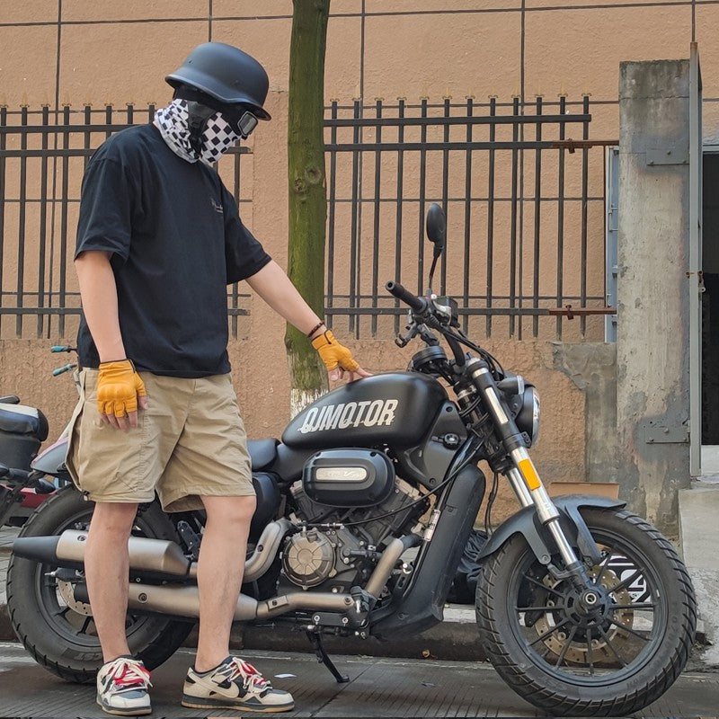 Casque de moto rétro allemand 3C