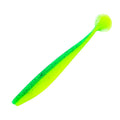 T-tail bicolore Bionic doux Lure avec l'odeur de poisson