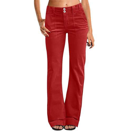 Pantalon de coton à lames élastiques en poche pour femmes à vente chaude