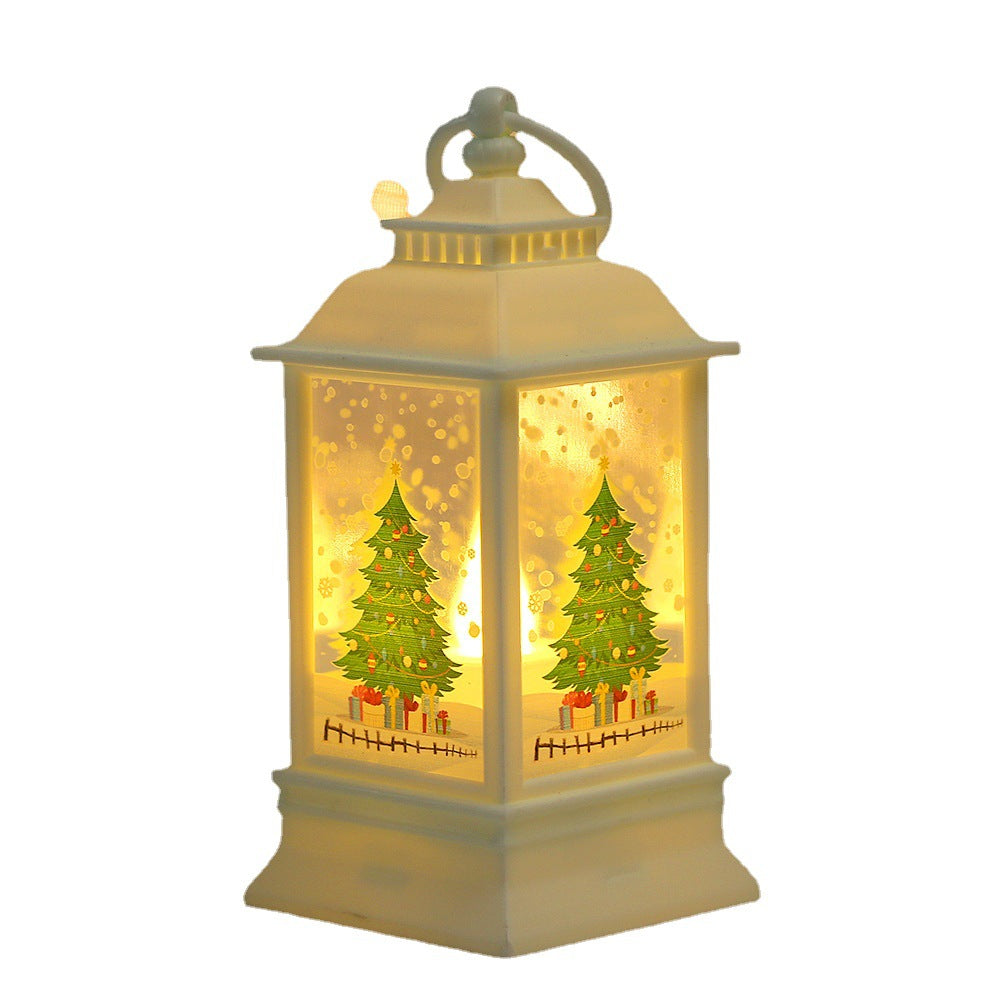 Décorations de Noël Noël pour les aînés Snowman Elk Lantern Pendentif de Noël Arbre