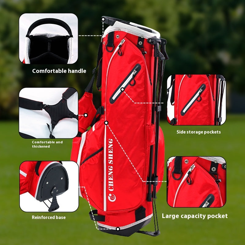Golf Stand Pack Polyester Anti-rides imperméable Multi-pocket Portable