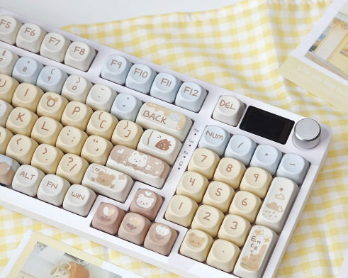 Thé au lait Petit ours Clavier mécanique