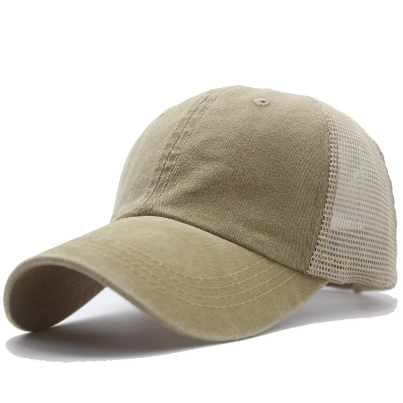 Hommes PrintempsSummer Thin Respirant Mesh Casquette de baseball