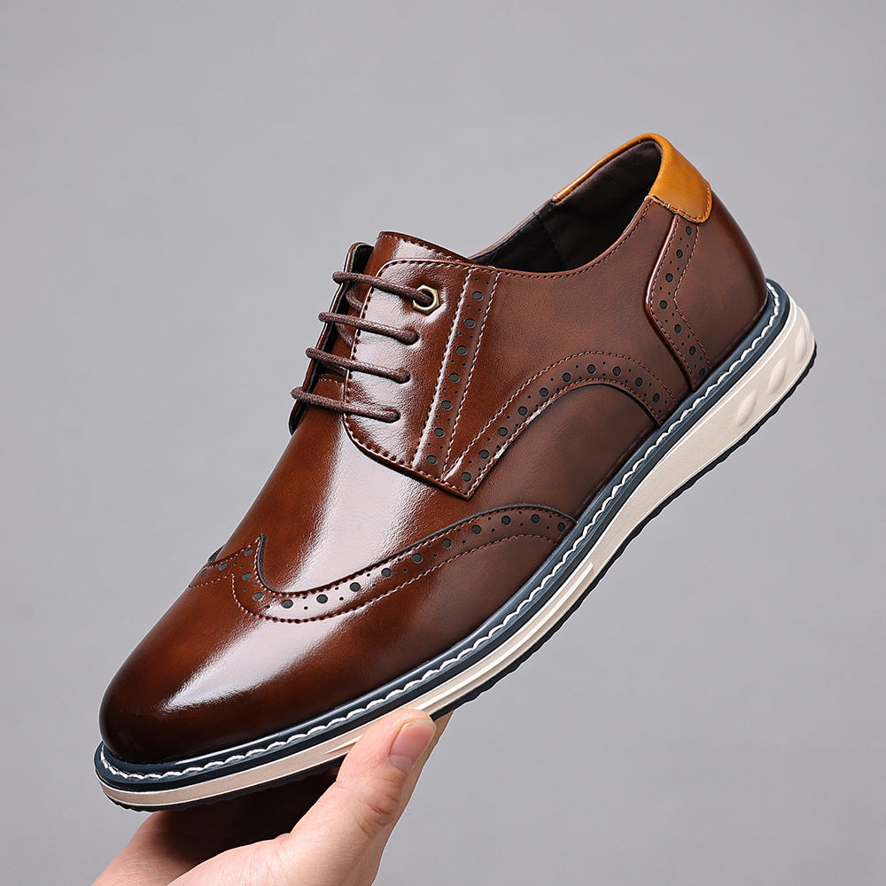 Chaussures en cuir casual pour hommes britanniques