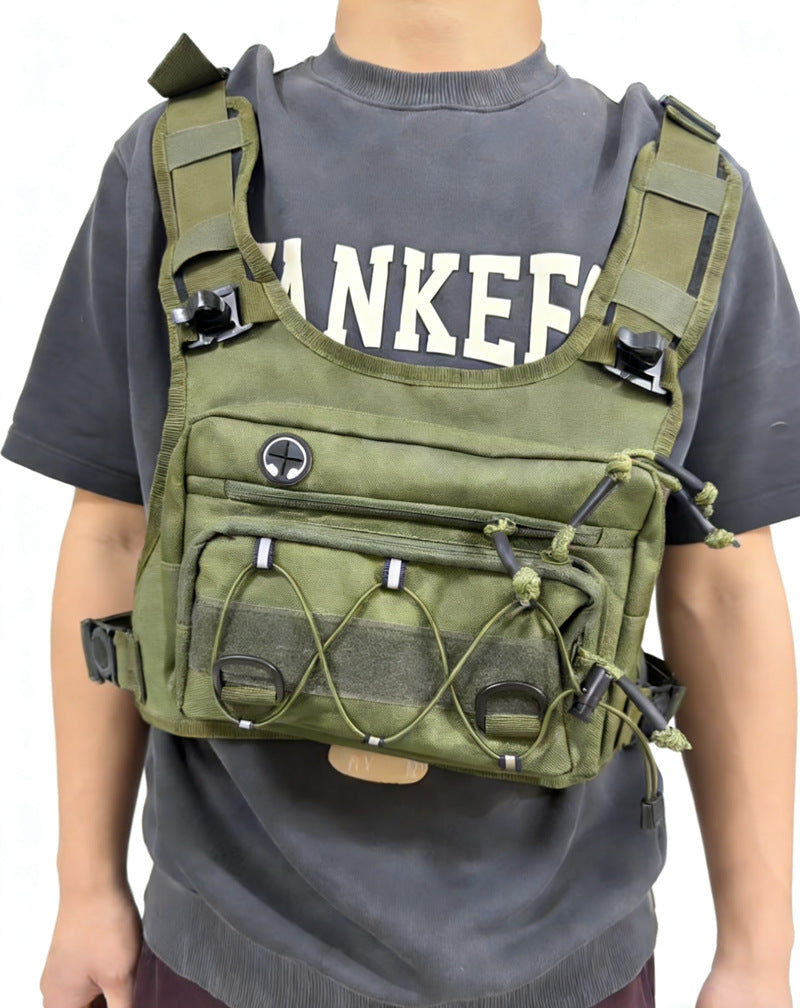 Tactical Chest Pack multifonctionnel adapté à la course sur piste