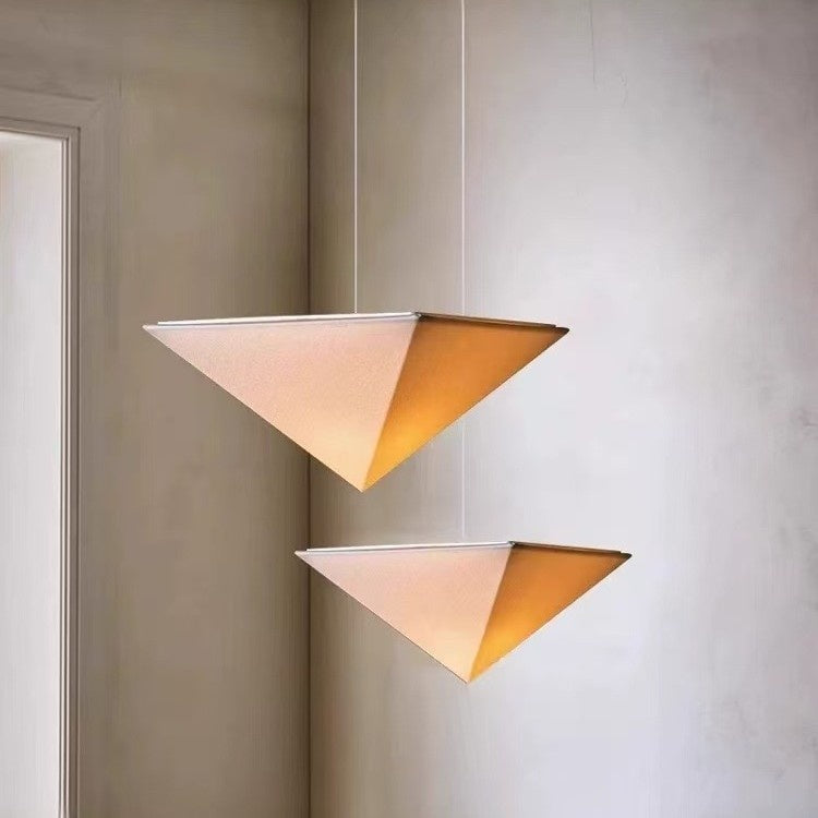 Linge triangulaire Tissu Designer Tea Room Chandelier