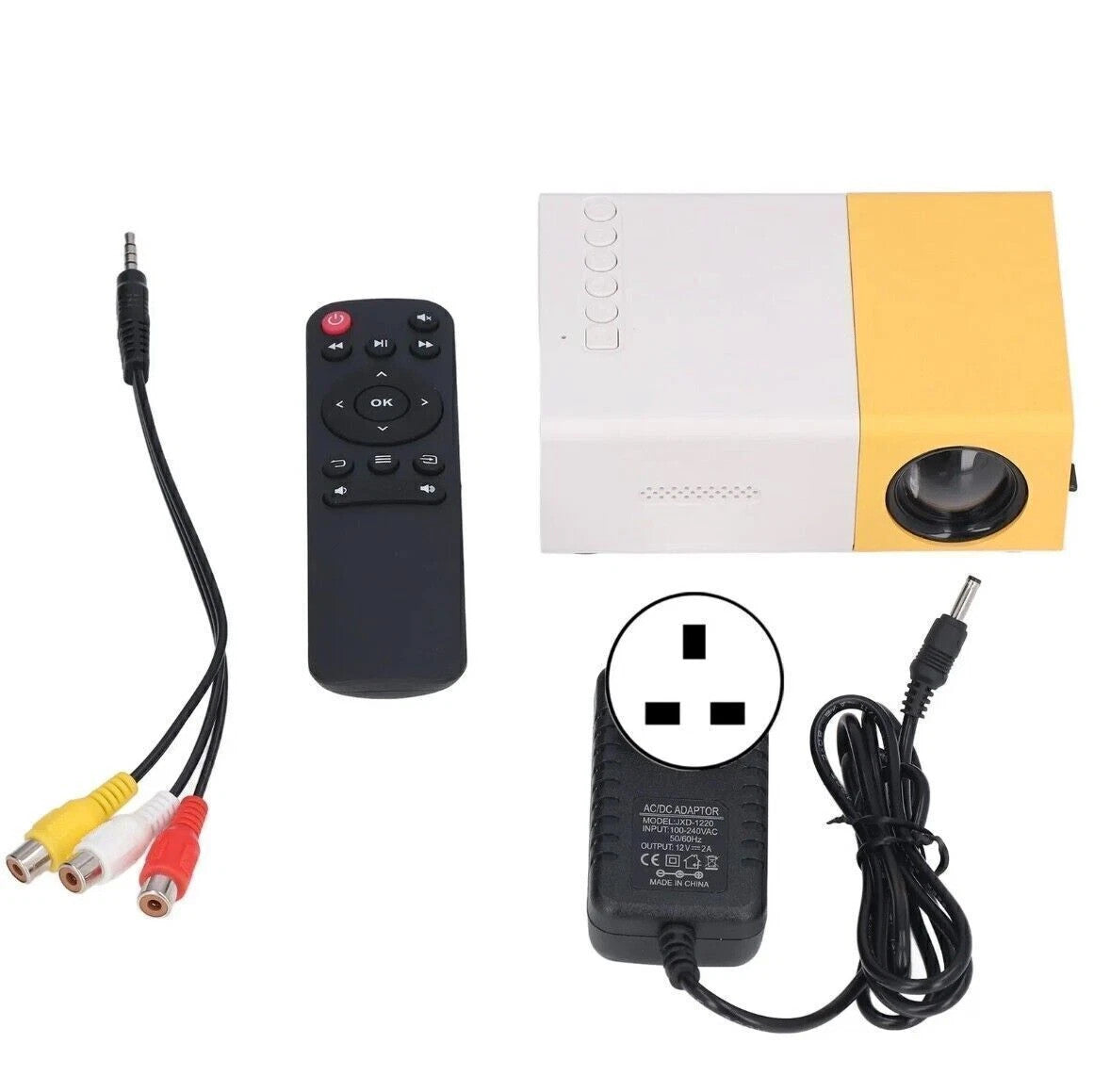 Projecteur portable 1080P LED Mini Accueil Cinéma Film Projecteur Multimédia