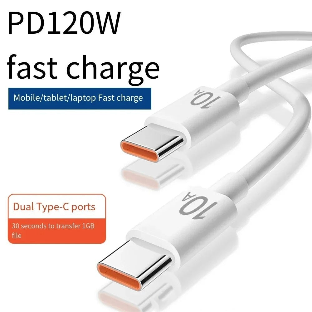 Fiberglass Fast Charge Line Double câble USB de type C