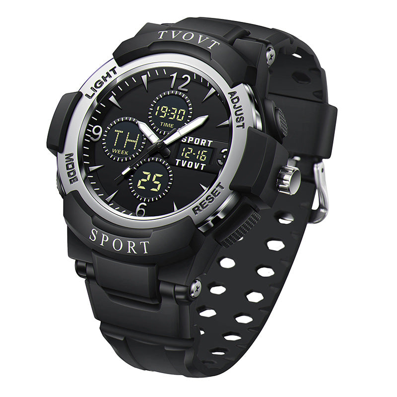 Montre électronique multifonctionnelle étanche de mode homme