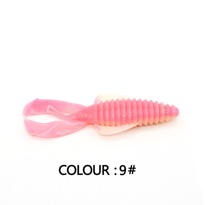 Simulation de lure appât doux 8cm Tackle de pêche