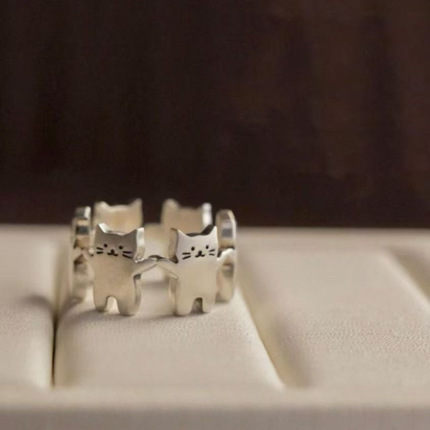 Creative Cat World Open Ajustable Ring