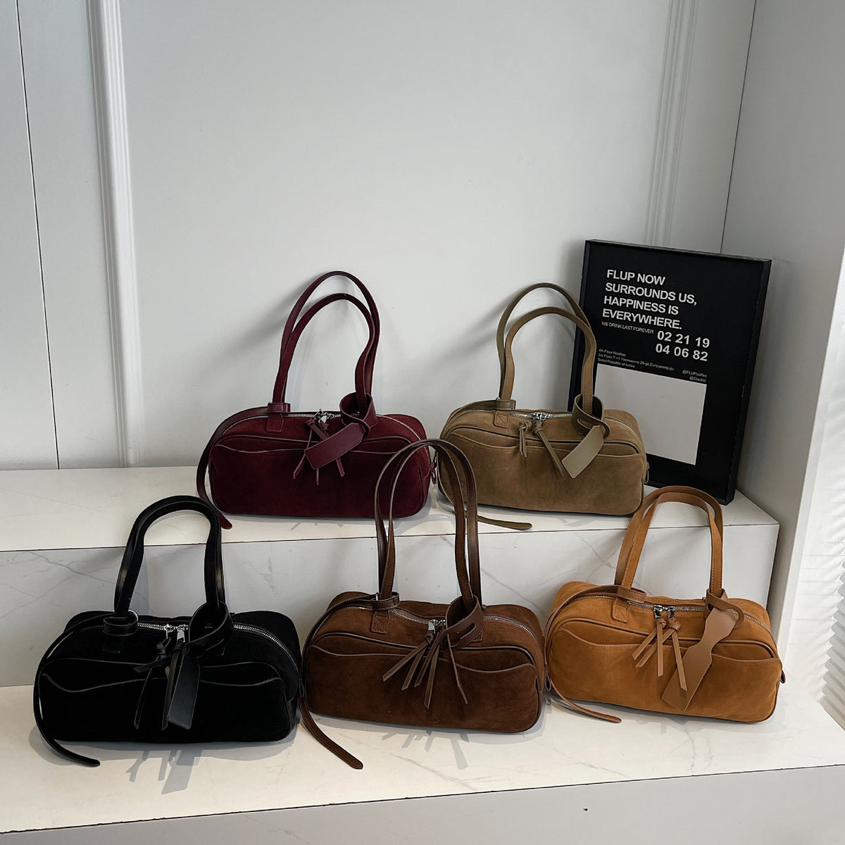 Women's Simple Bowling Shoulder Bag
