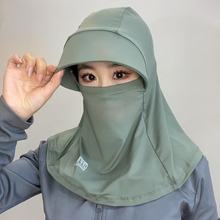 Masque de protection solaire pleine face Blocking UV Respirant Visage unique pour vélo