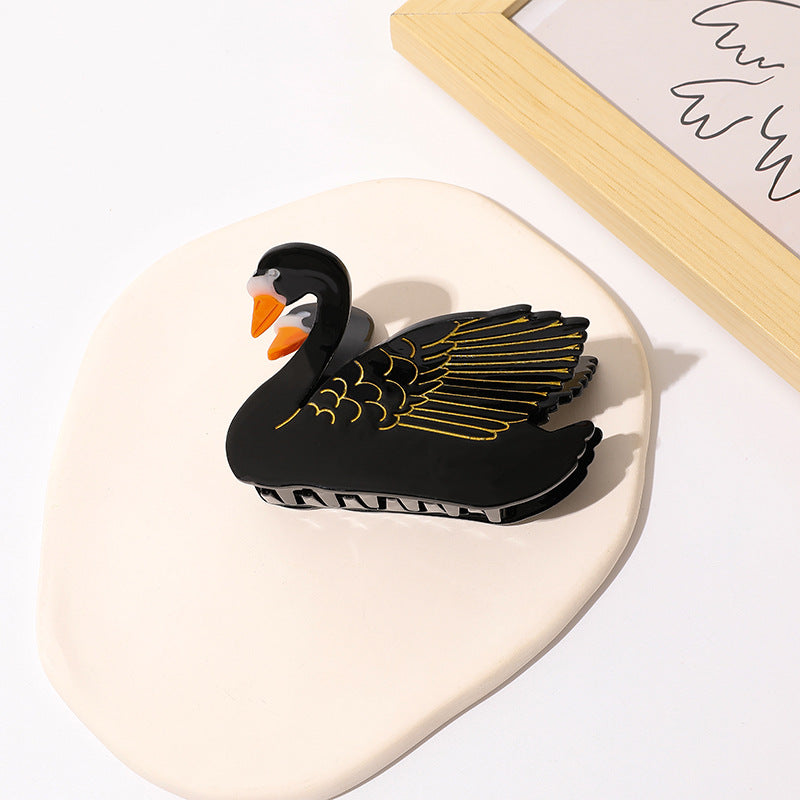 Swan Grip Shark Clip épingle à cheveux moyenne