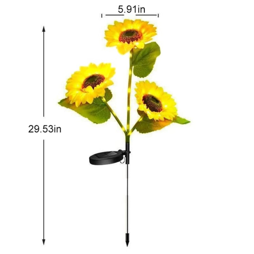 Lampes solaires LED Sunflower Garden