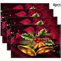 Fête de Noël Placemat Ustensiles de cuisine ménager