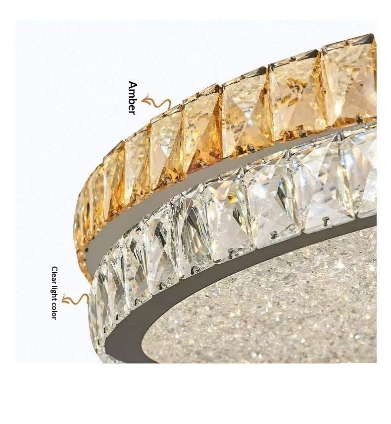 Lumière de plafond en cristal LED luxury