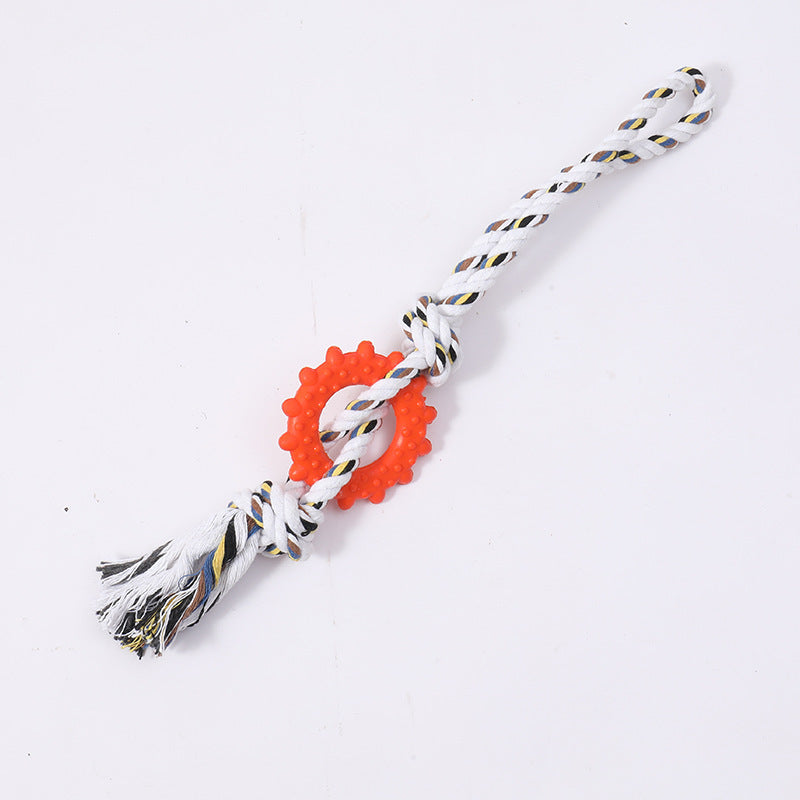 Pet R Jouet Coton Chien Dentition Durable Noyau à mâcher
