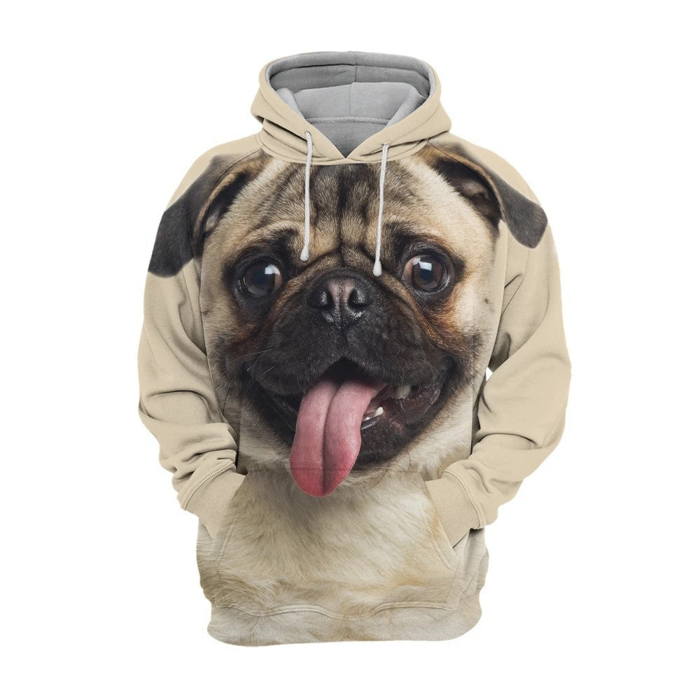 Animal Dog Print Hoodie Hiver Hoodie Homme Sportswear
