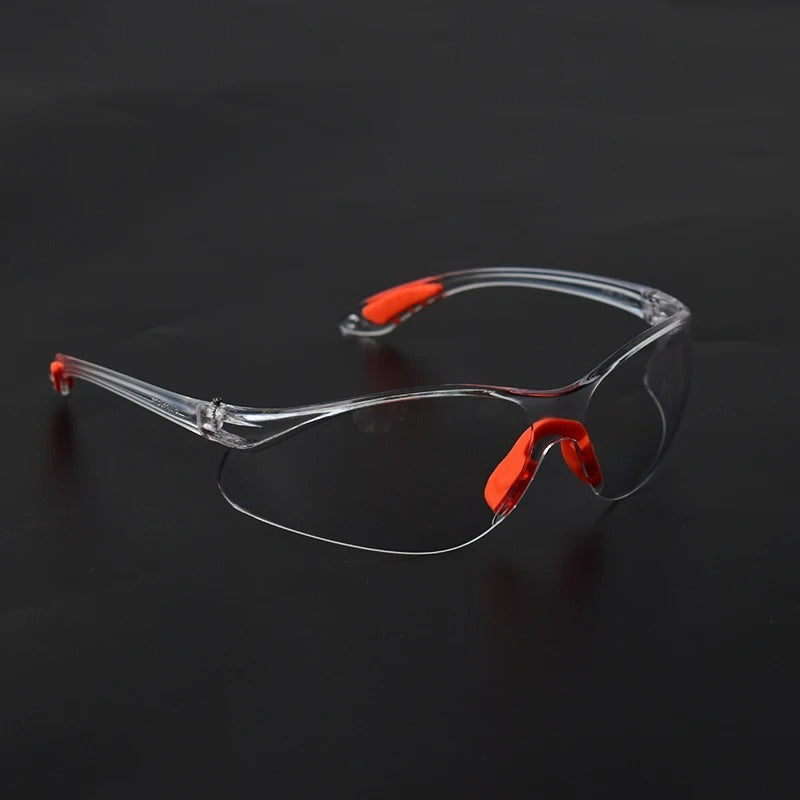 Matériel PC anti-impact de la poussière de vent lunettes de sécurité d'équitation transparent verres Lab travail sûr