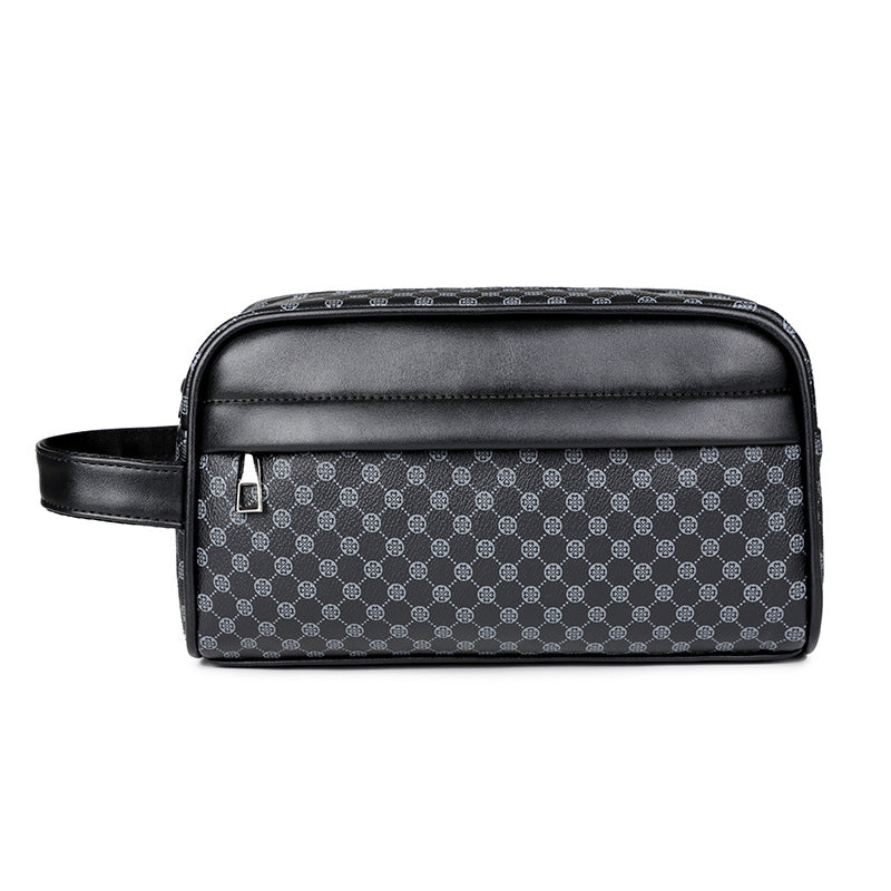 Sac à main imprimé de mode vintage pour hommes