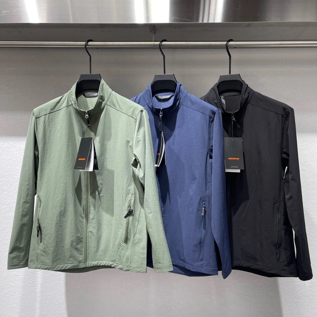 Veste de collier extensible léger pour hommes
