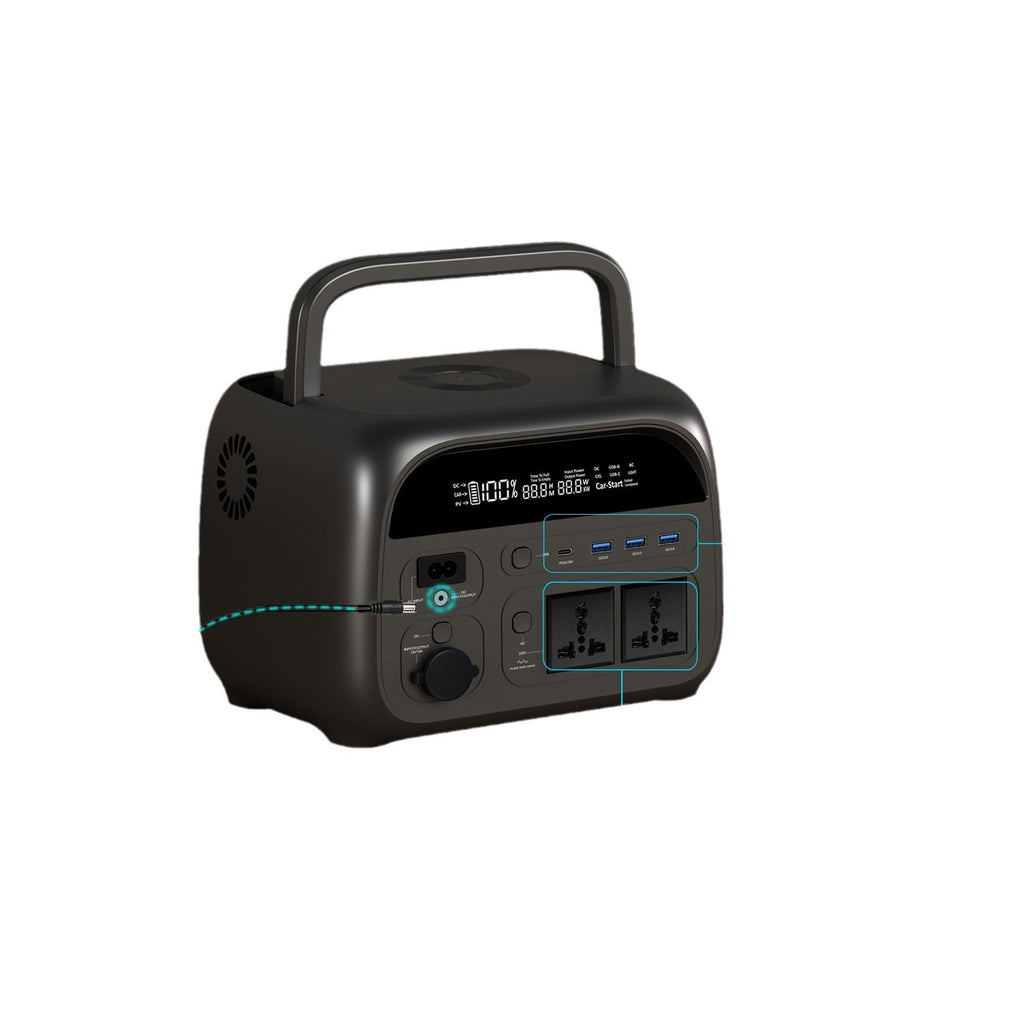 400W source d'énergie extérieure de stockage d'énergie Autoconduit Voyage Lithium fer Phosphate Large
