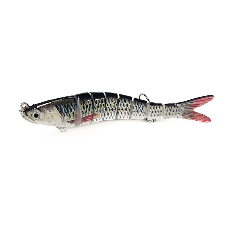 8-section Grand faux luth à longue portée submerged Hard Fishing Bait