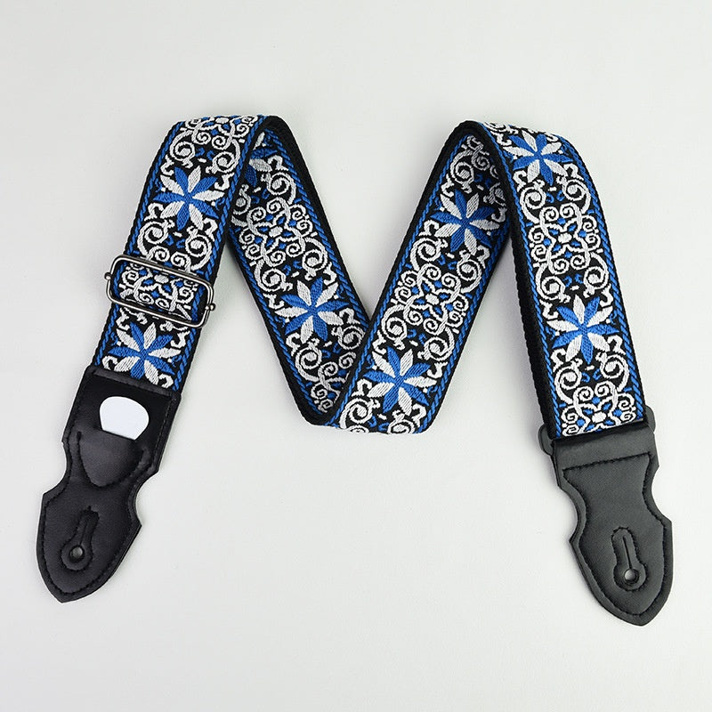 Bracelet pour guitare Folk Guitar Leather Electric Guitar Personnalité Guitare en bois Bracelet pour épaule