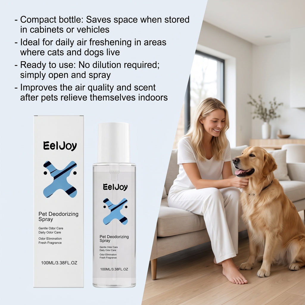 Spray désodorisant pour animaux de compagnie