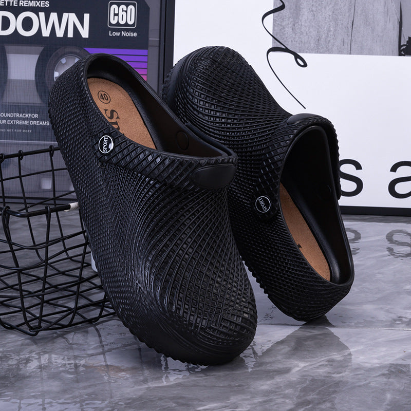 Hommes Imperméable à l'eau demi-chaussures à sol doux pour l'usure extérieure