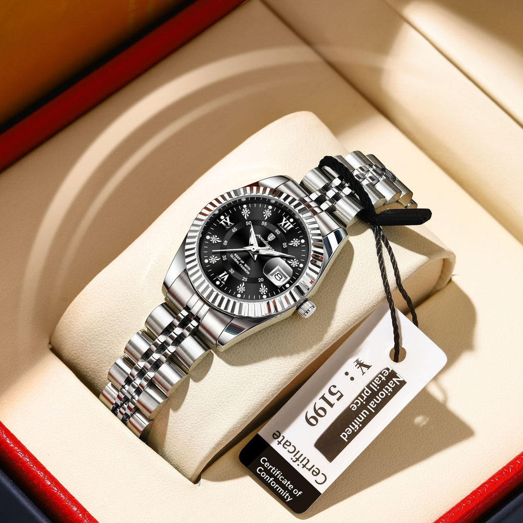 Élégante montre minimaliste et en alliage personnalisé pour les femmes