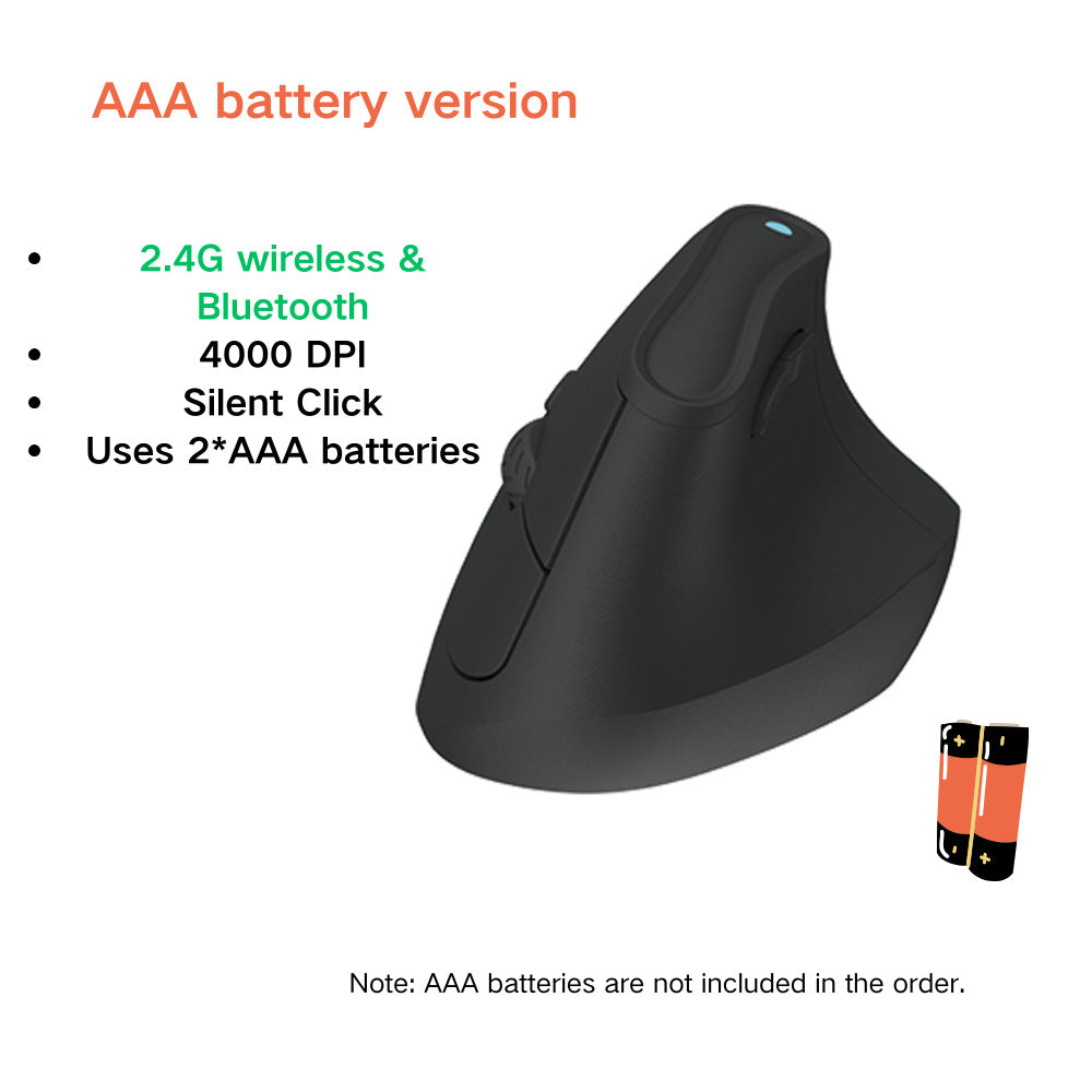 Souris ergonomique verticale sans fil soigneusement sélectionnée