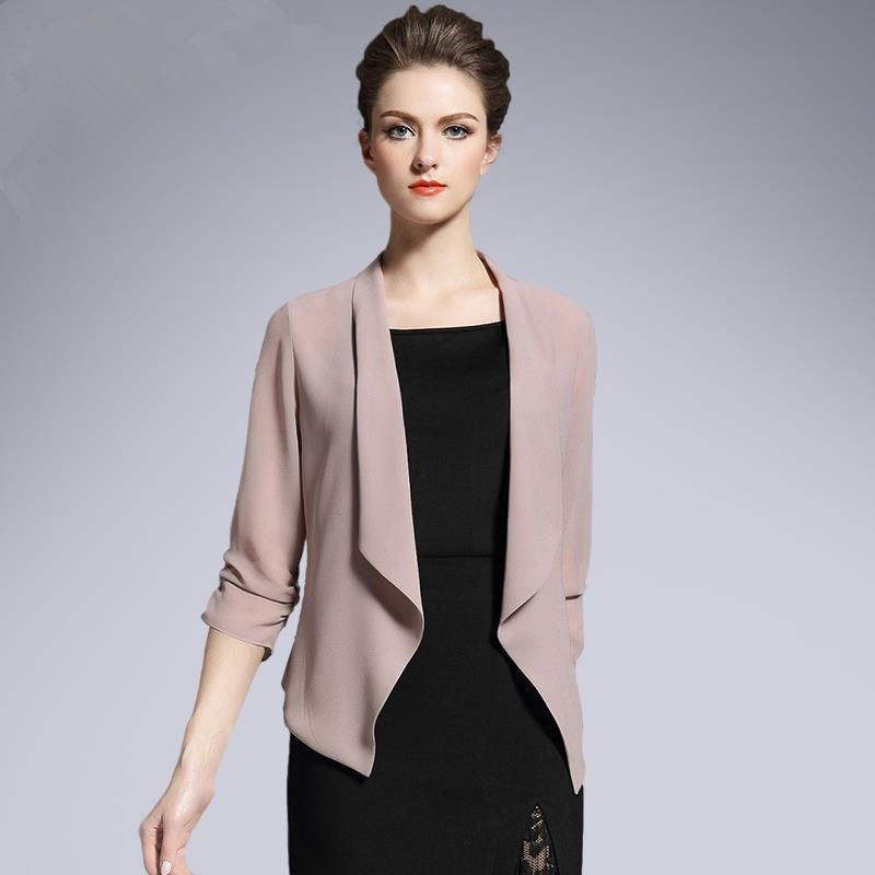 Châle-style Sun-protective Top Solid-colore Loose-fit Casual Versatile Cardigan Veste