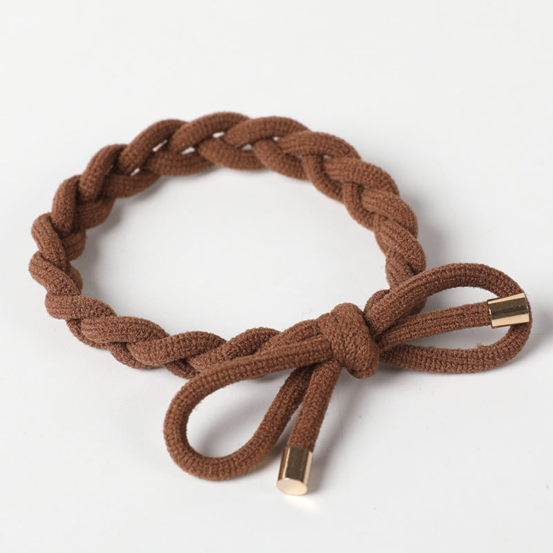 Haut élastique simple de mode Twist tête