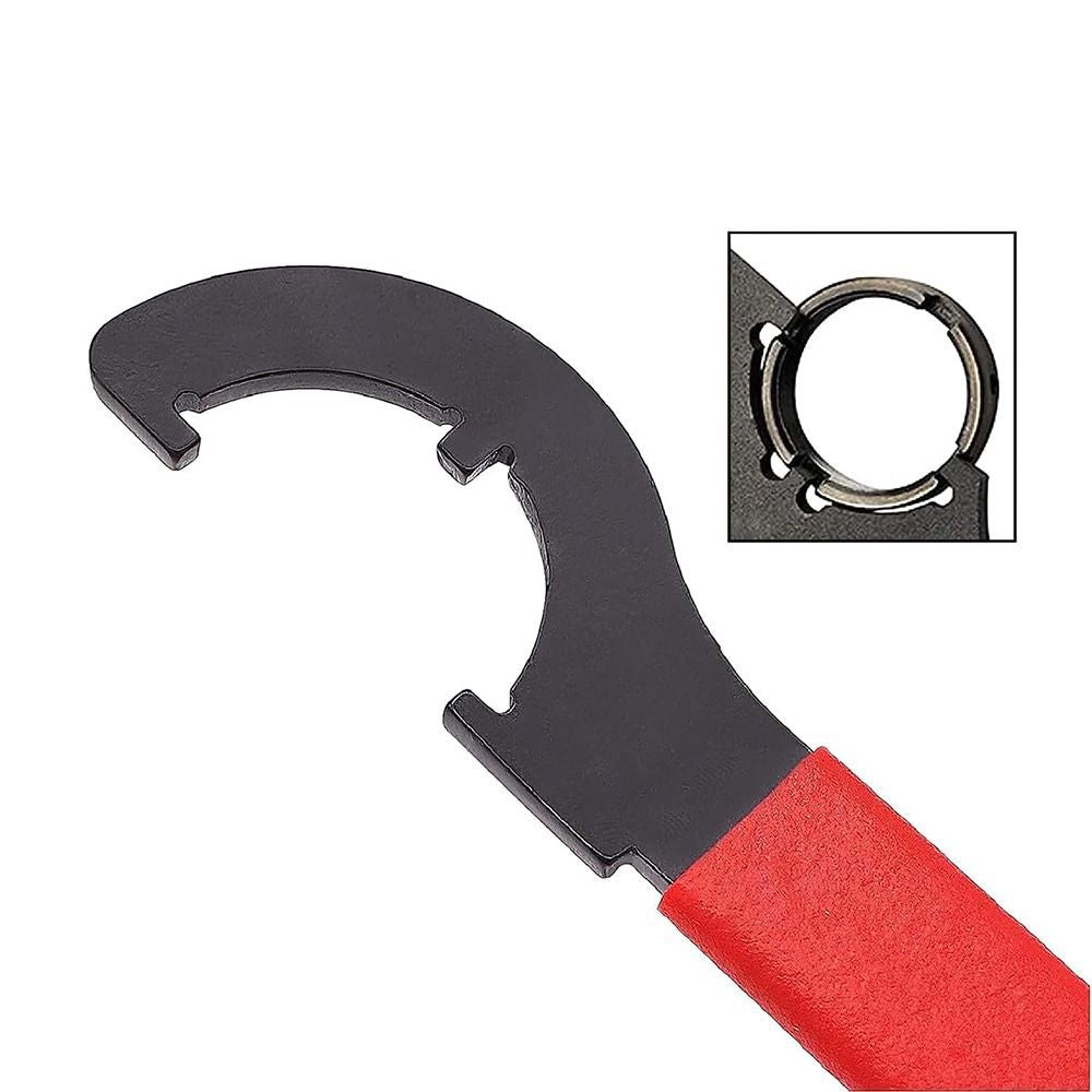 Clé à noix rouges et noires