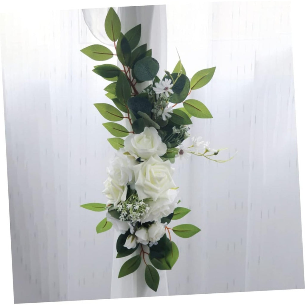 Lot de 2 décorations de fleurs artificielles