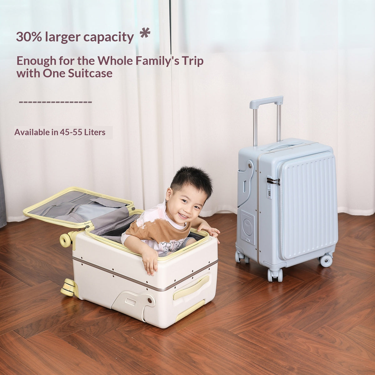 Long, thick travel case suitable for children