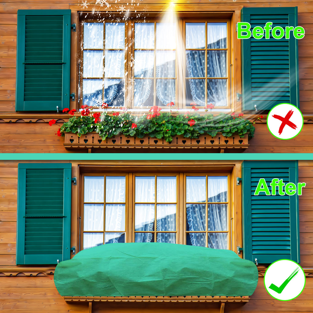 Couvertures de protection pour boîtes à fleurs