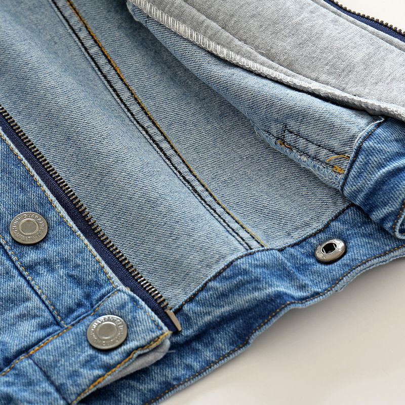 Garçons et enfants Lavés Veste denim douce