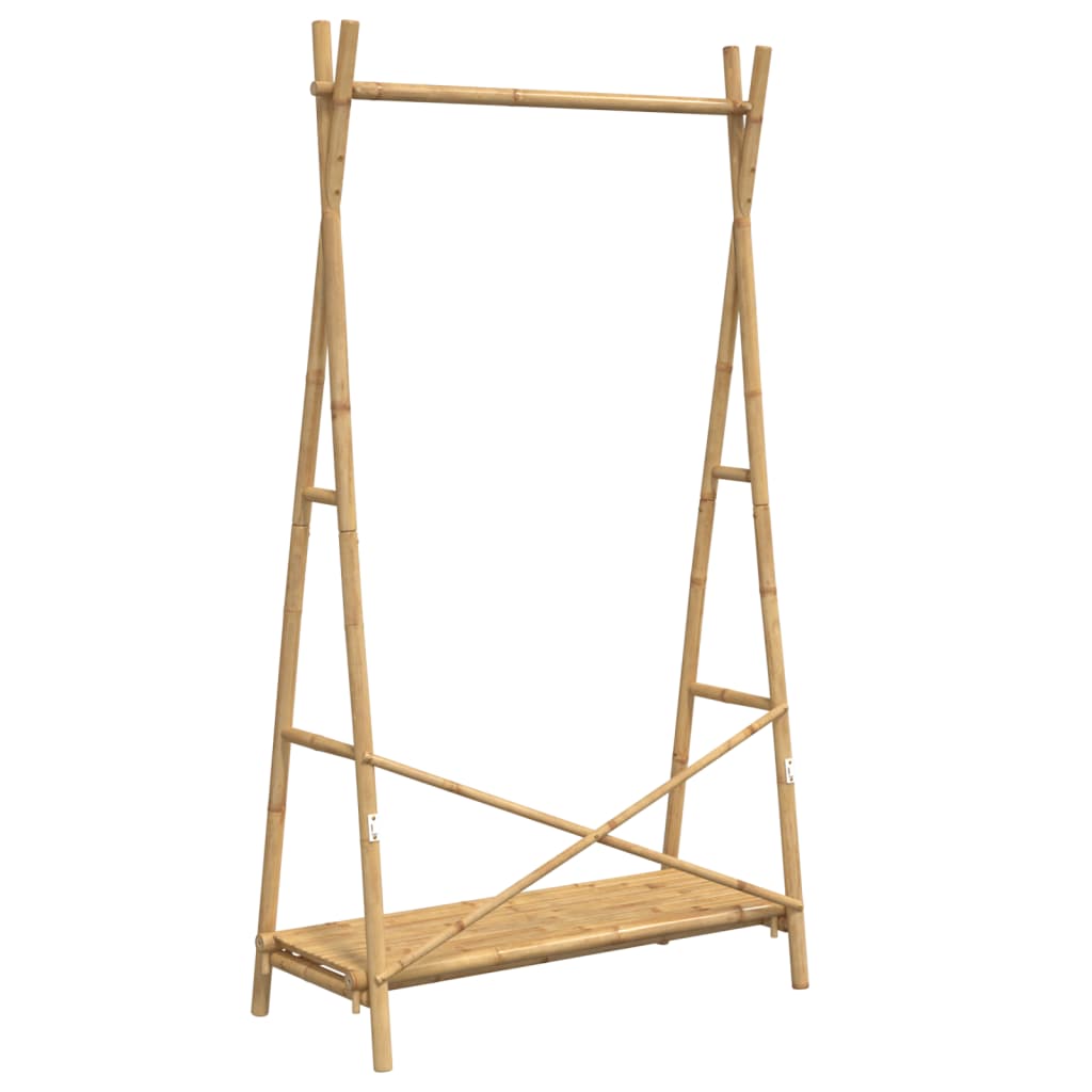 Sac de vêtements avec étagère 102x50x190 cm Bamboo