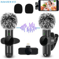 K3 sans fil Clip de collier Microphone Live Mini interview Microphone d'enregistrement sonore