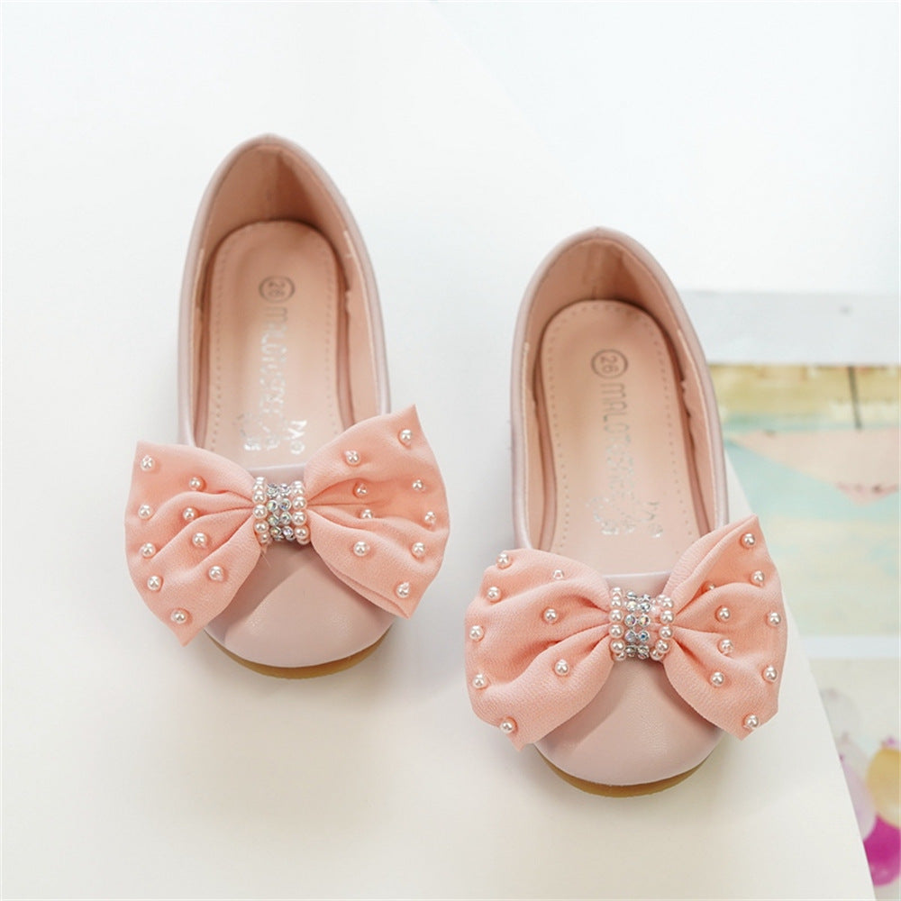 Princess Bow Girls' Banquet Robe Fleur Chaussures fille