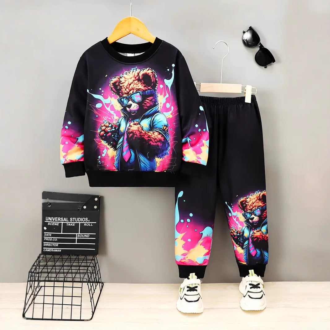 Garçons Hoodie Printemps Automne Arrivée Crew-Neck Sweatshirt