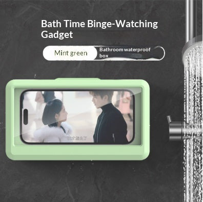 Salle de bain Étanche Étui de téléphone Douche Dispositif de streaming avec écran tactile et non-