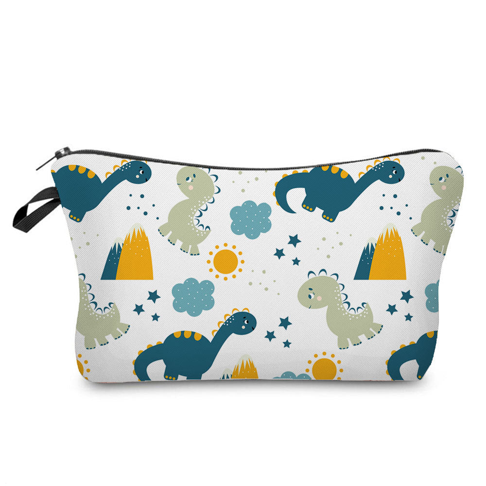 Cartoon Dinosaur Imprimer Sac de maquillage
