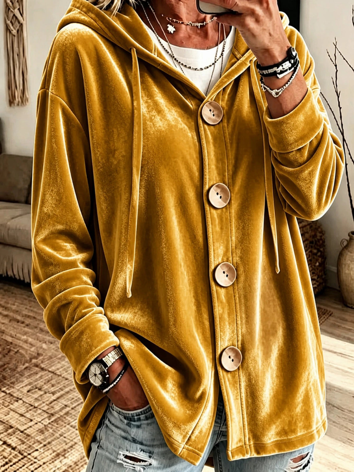 Polyester blouse